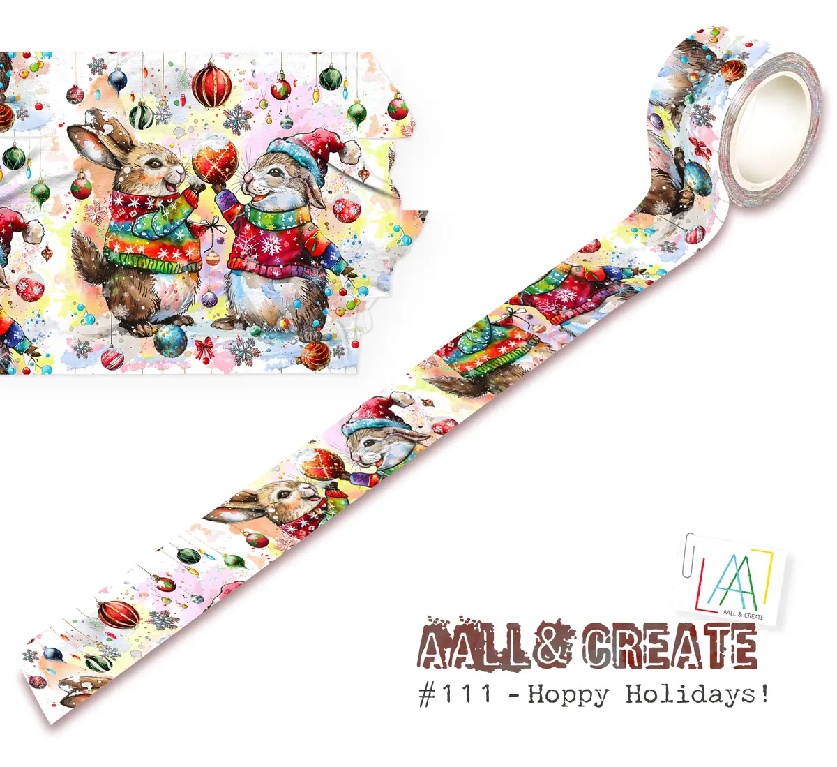 Aall And Create - Washi Tape - Hoppy Holidays! 1