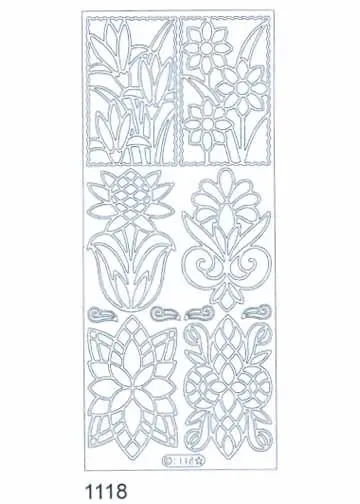 Deco Stickers - Flower Designs 1