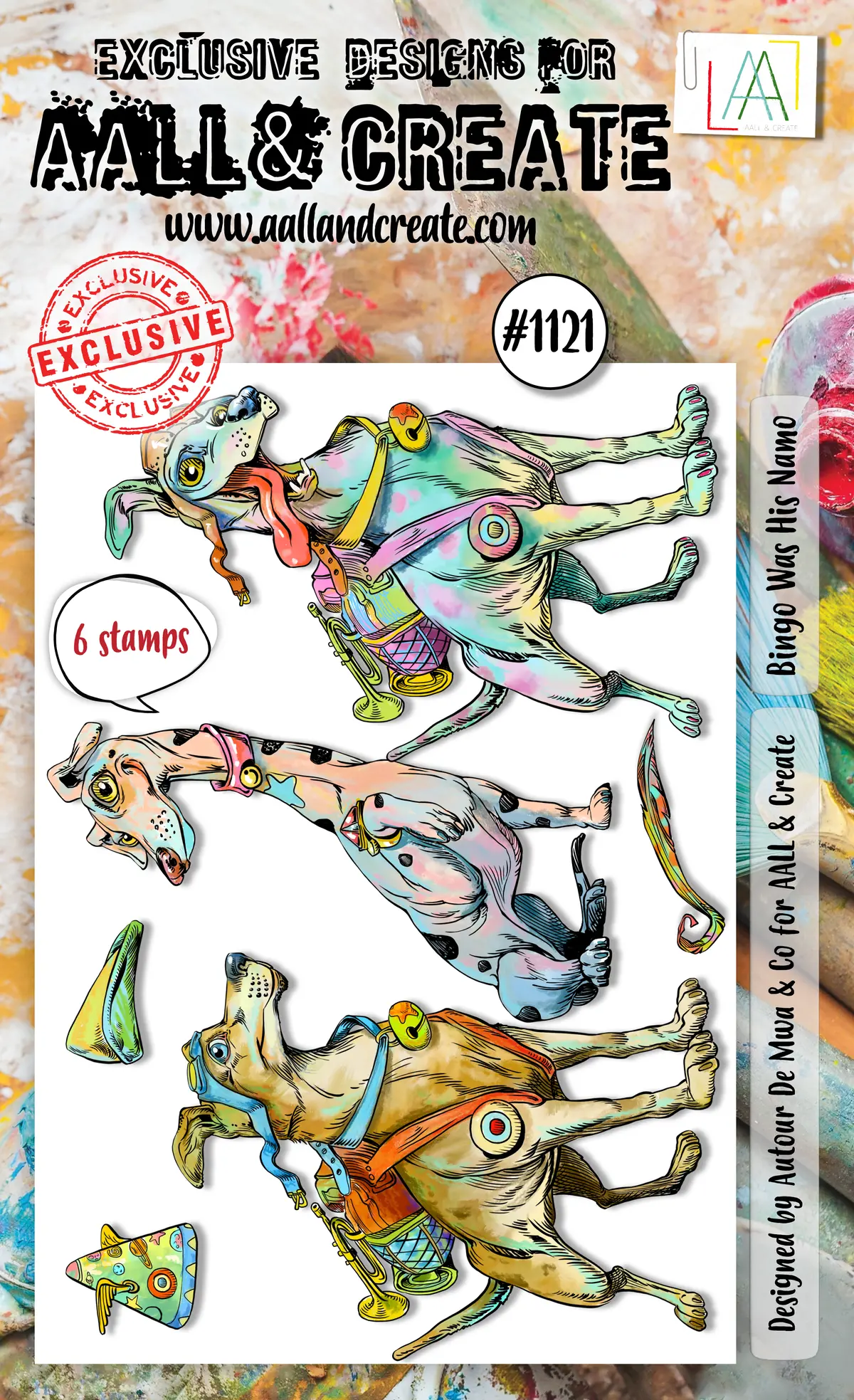 Aall And Create - A6 Stamp Set - Bingo Was His Namo 1
