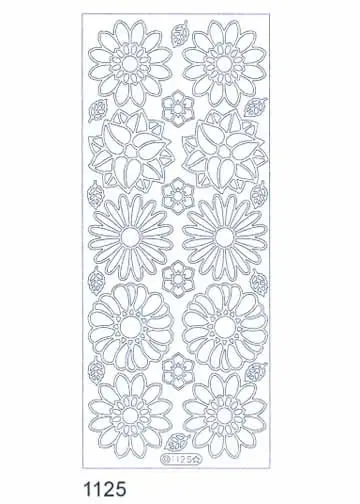Deco Stickers - Flower Burst 1
