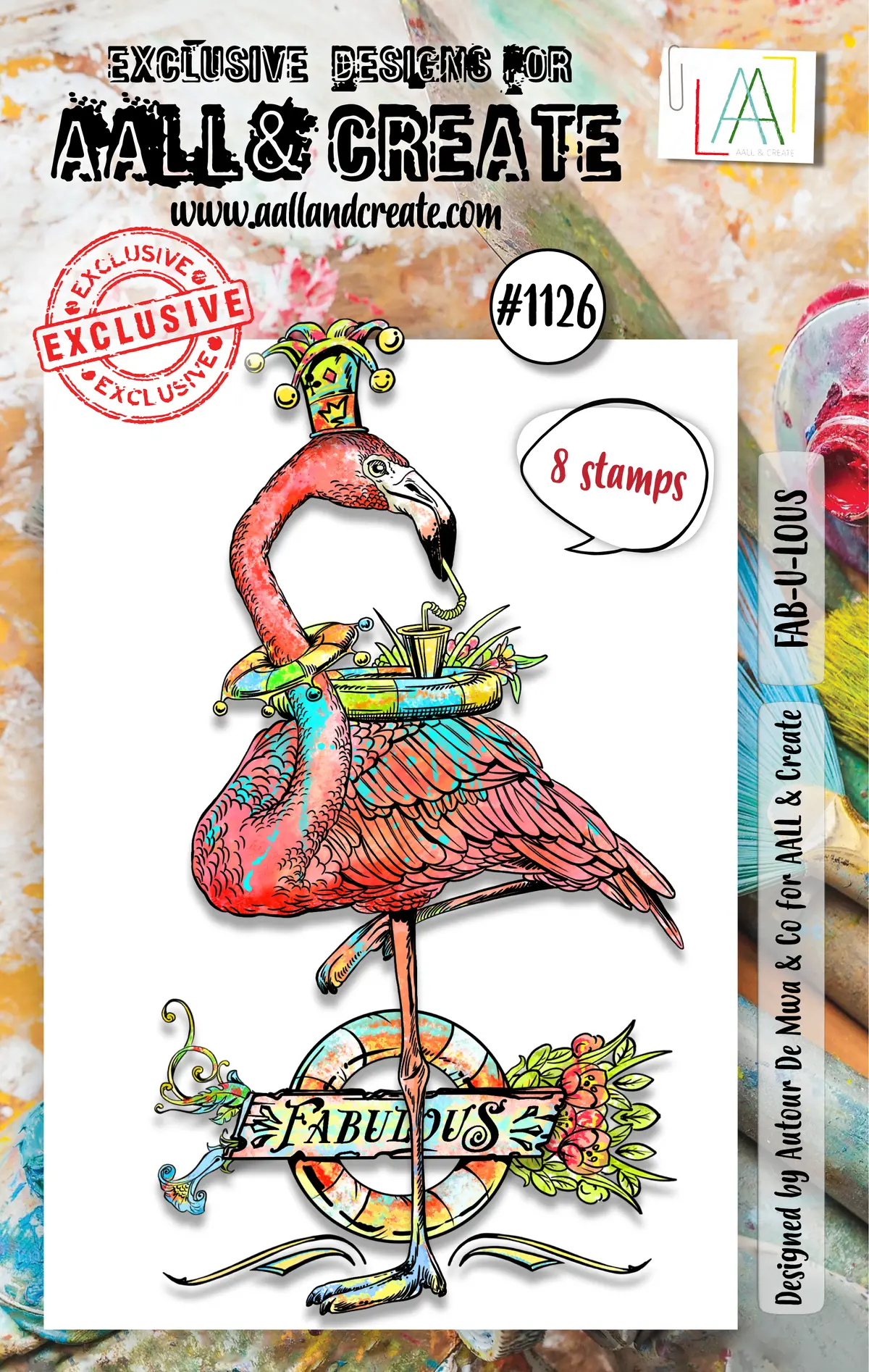 Aall And Create - A7 Stamp Set - Fab-U-Lous 1