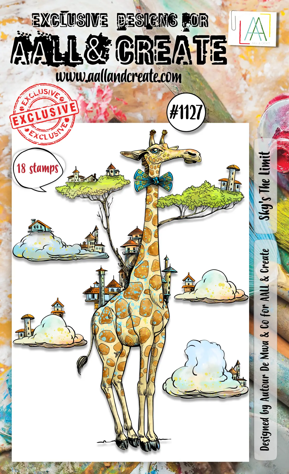 Aall And Create - A6 Stamp Set - Sky's The Limit 1