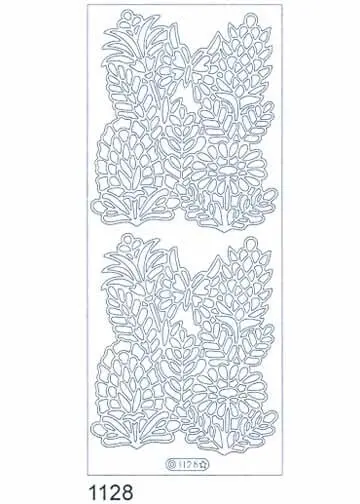 Deco Stickers - Wildflowers With Butterfly 1