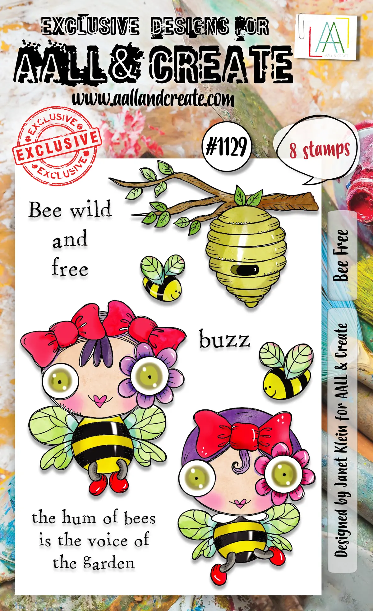 Aall And Create - A6 Stamp Set - Bee Free 1