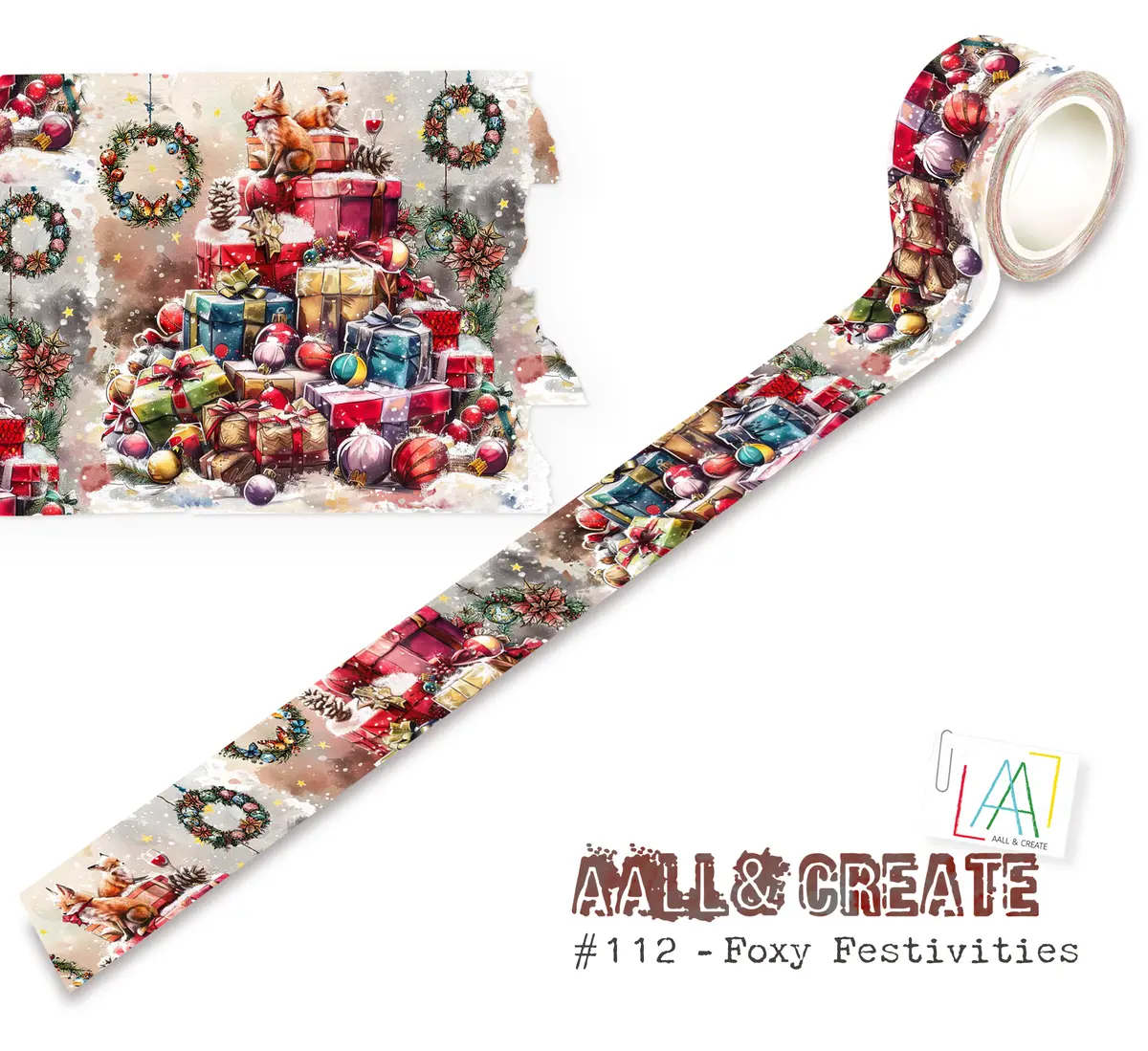 Aall And Create - Washi Tape - Foxy Festivities 1