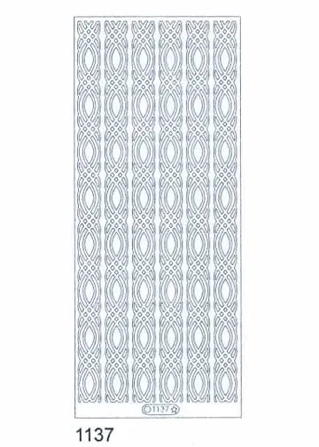 Deco Stickers - Wide Wave Border 1