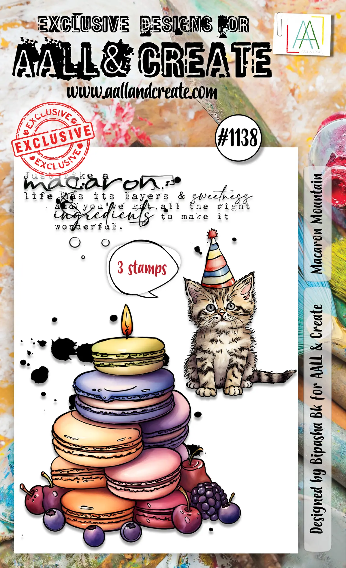 Aall And Create - A6 Stamp Set - Macaron Mountain 1