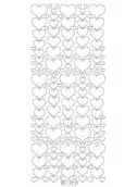 Deco Stickers - Glitter Hearts 1