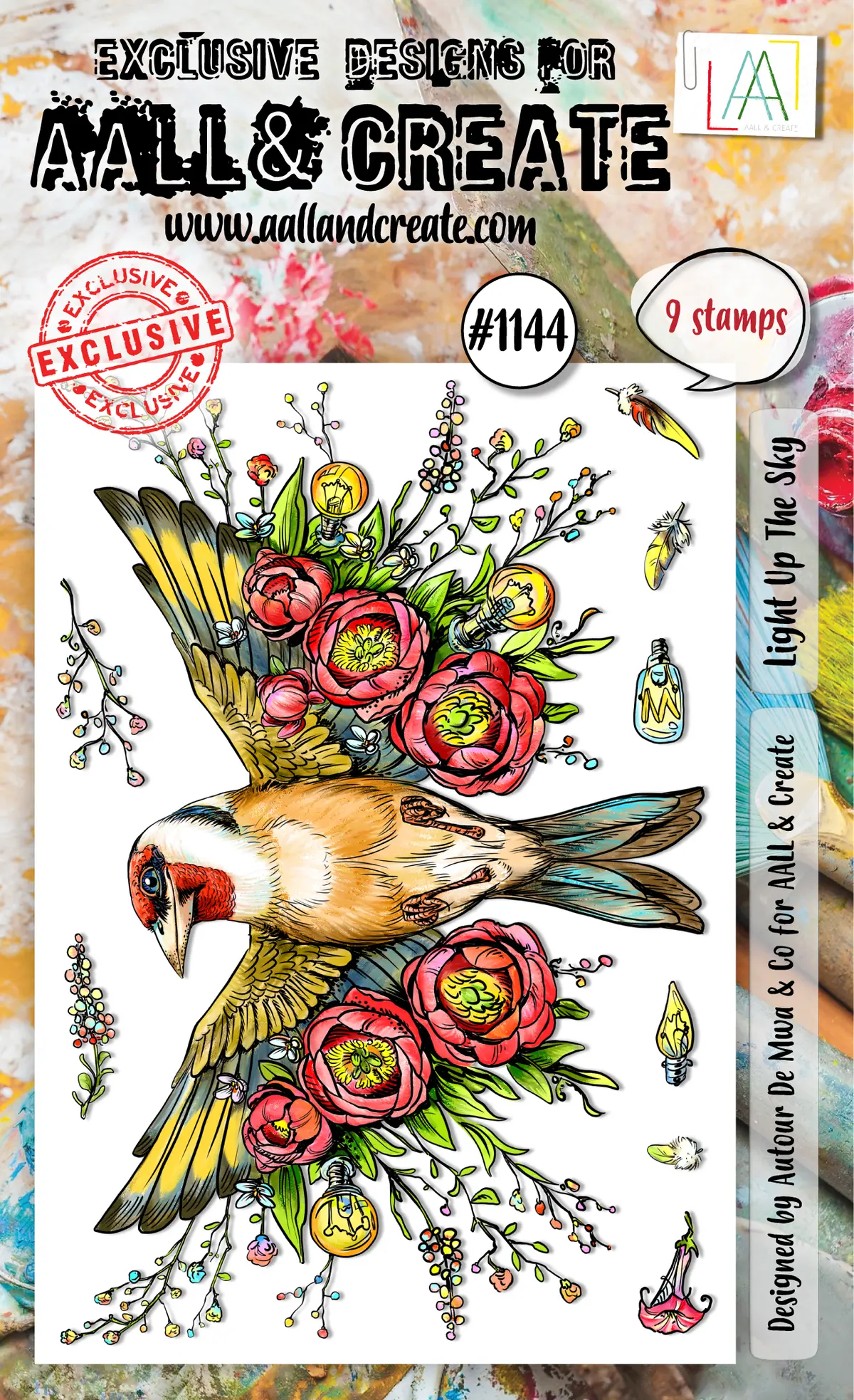 Aall And Create - A6 Stamp Set - Light Up The Sky 1