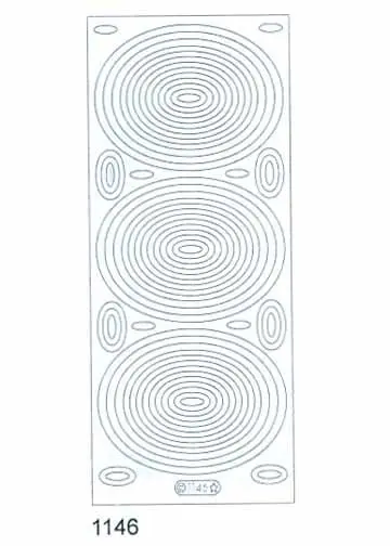 Deco Stickers - Geometrical Shapes Ovals 1