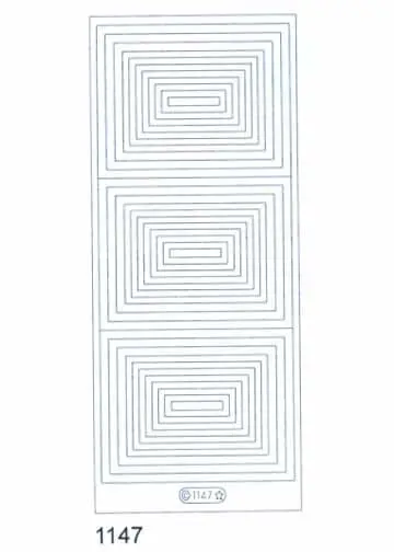 Deco Stickers - Geometrical Shapes Rectangles 1