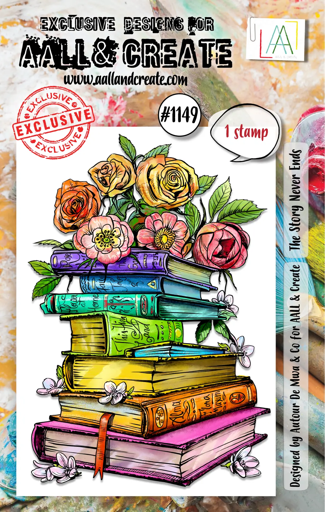 Aall And Create - A7 Stamp Set - The Story Never Ends 1