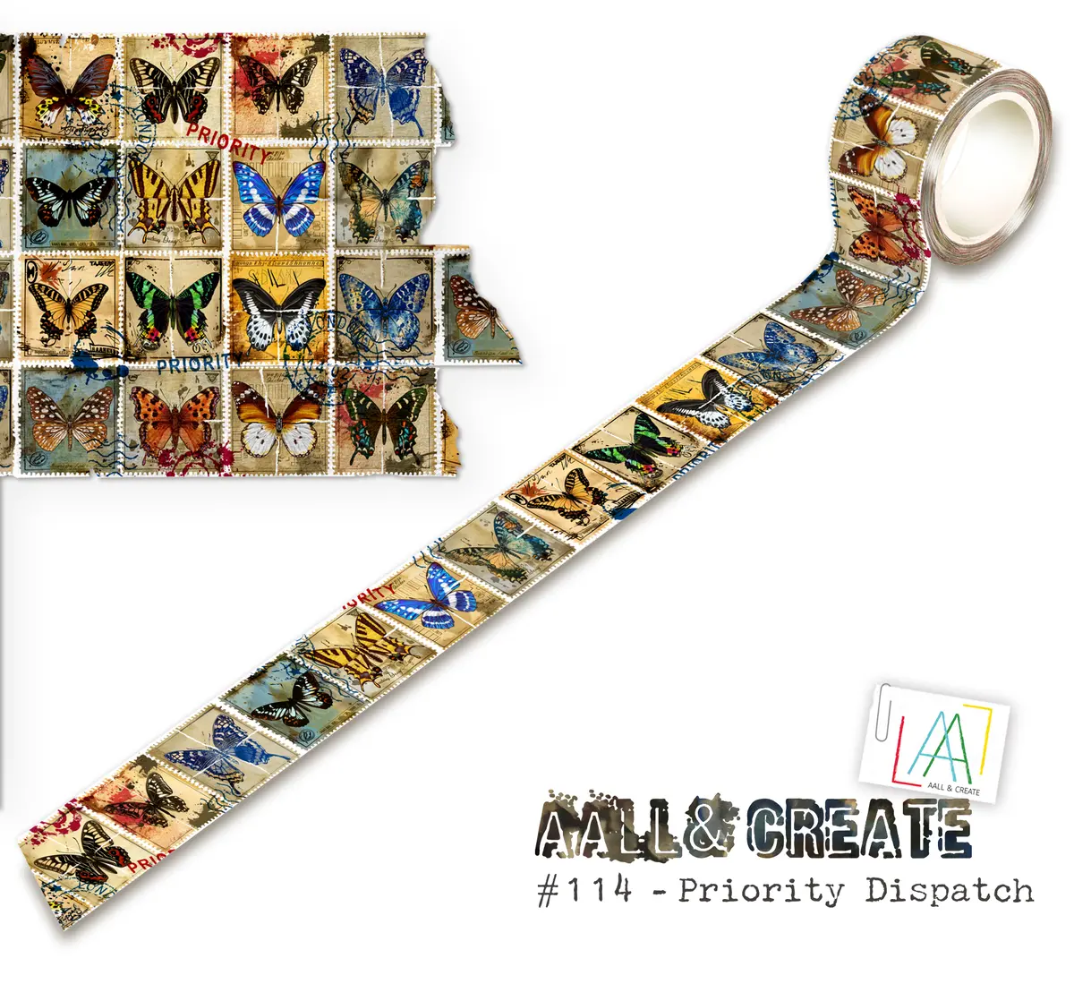 Aall And Create - Washi Tape 25Mmx10m - Priority Dispatch 1