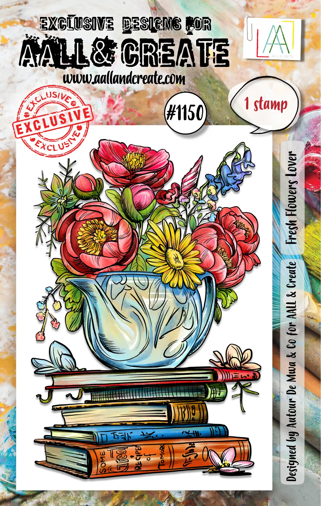 Aall And Create - A7 Stamp Set - Fresh Flowers Lover 1