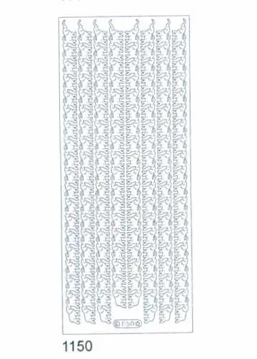 Deco Stickers - Elephant Border 1