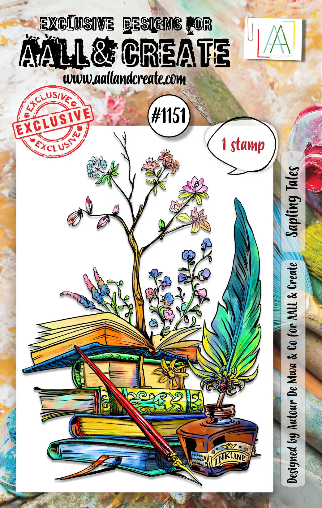 Aall And Create - A7 Stamp Set - Sapling Tales 1