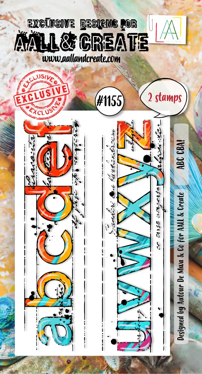 Aall And Create - A8 Stamp Set - Abc Cba! 1
