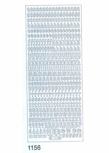 Deco Stickers - Lower Case Alphabet 1