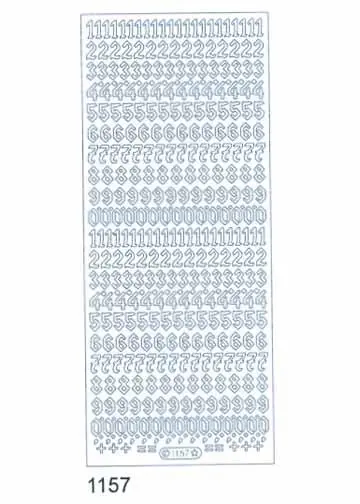 Deco Stickers - Numbers 1
