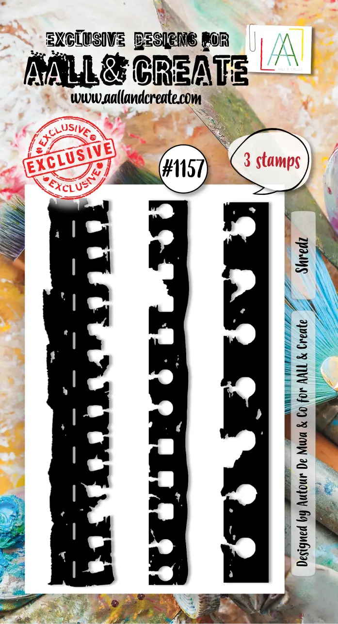 Aall And Create - A8 Stamp Set - Shredz 1