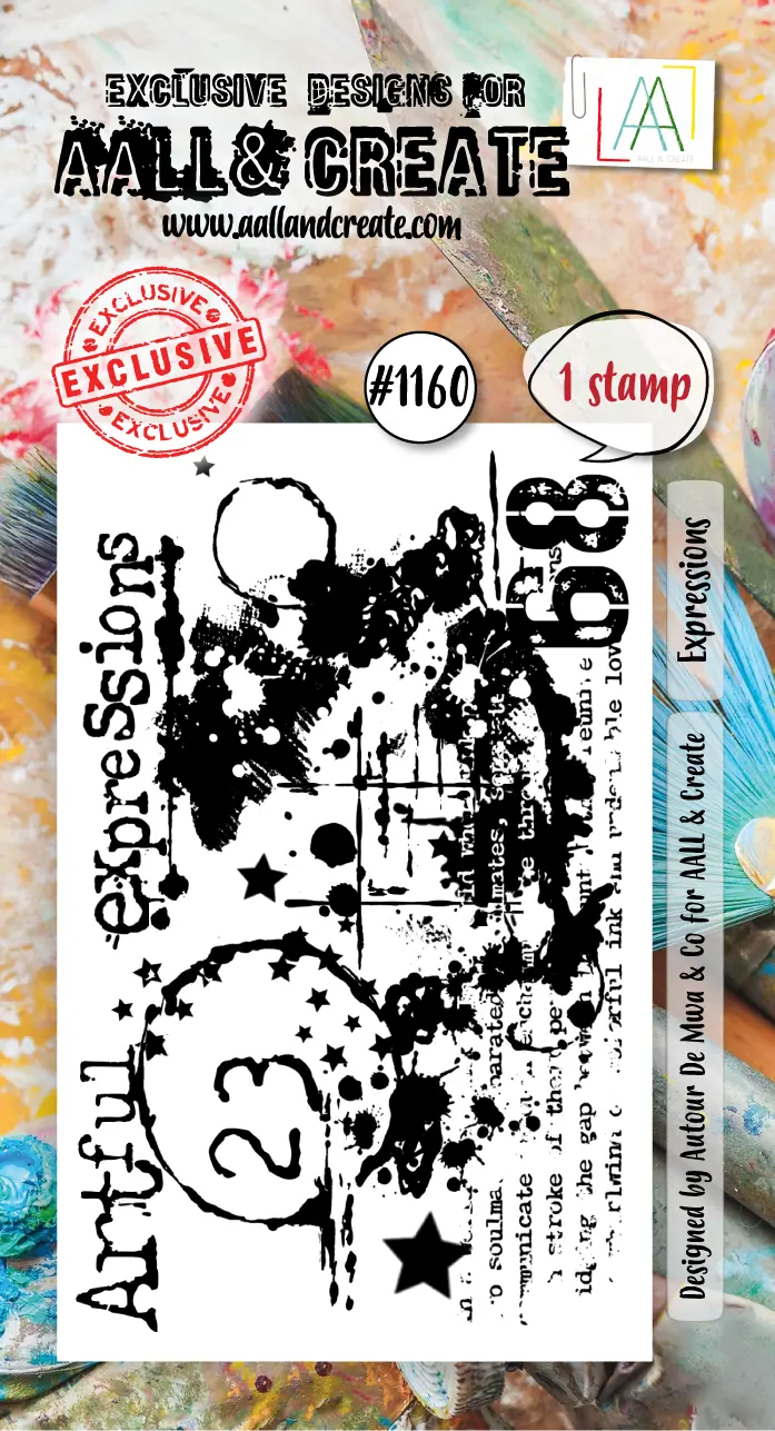 Aall And Create - A8 Stamp Set - Expressions 1