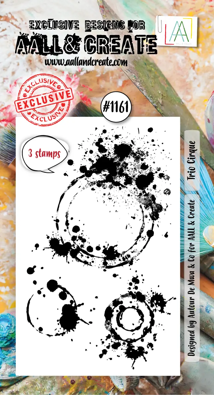Aall And Create - A8 Stamp Set - Trio Cirque 1