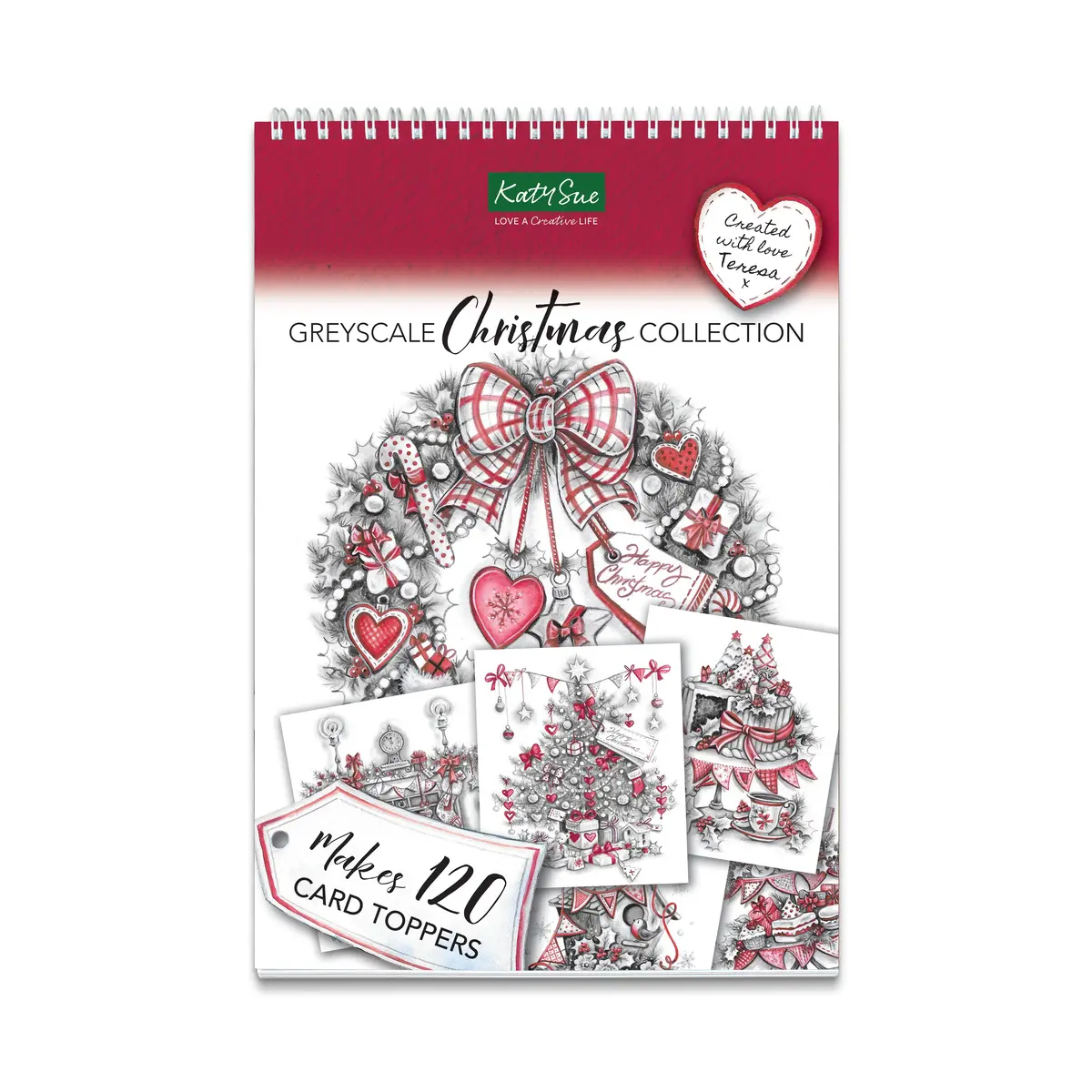 Greyscale Christmas Collection | Paper Craft Pad (Not Die Cut) 1