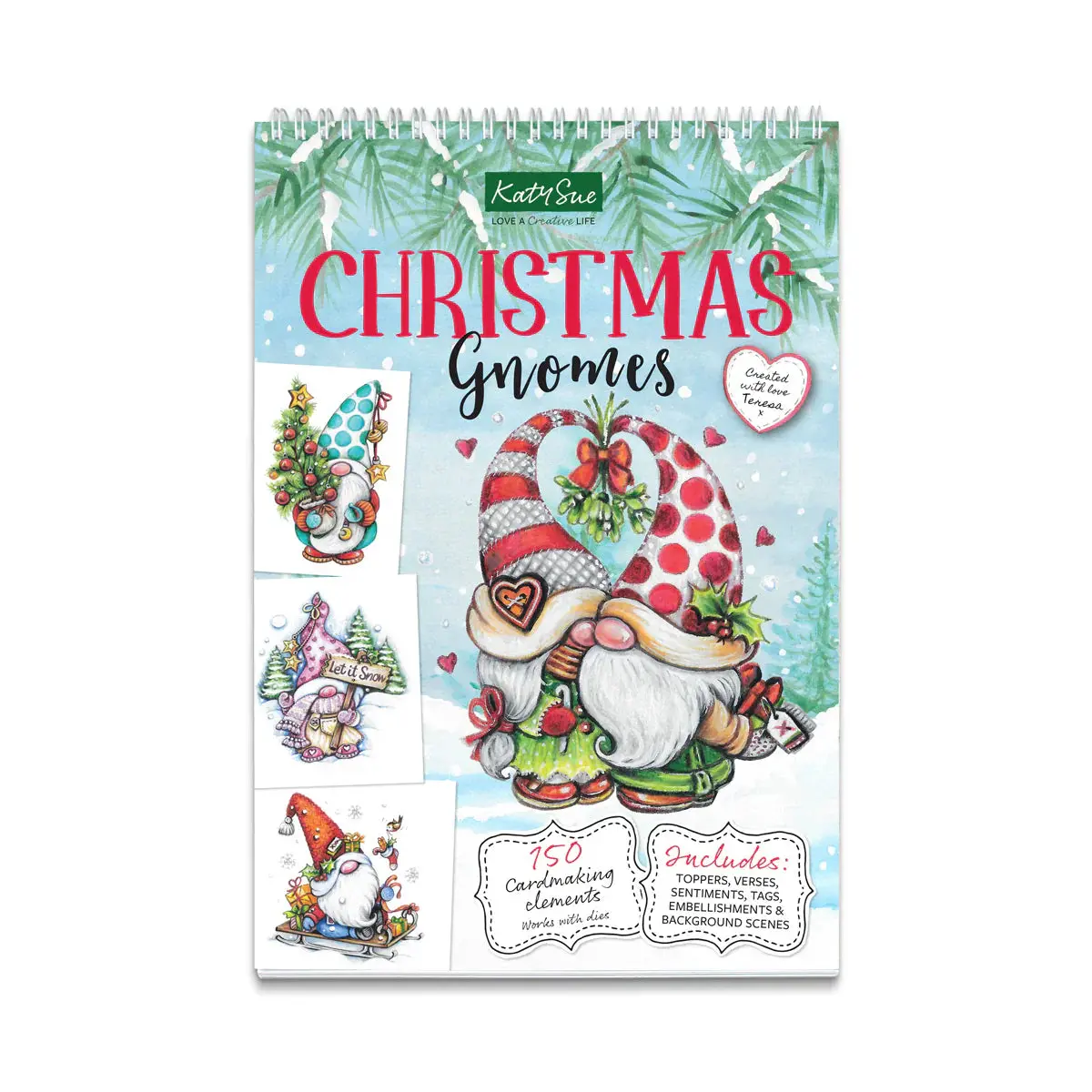 Christmas Gnomes Paper Craft Pad 1