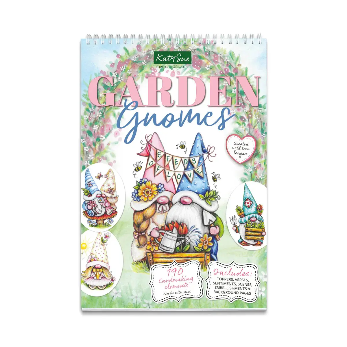 Garden Gnomes Paper Craft Pad 1