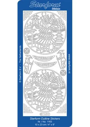 Deco Stickers - Oriental Houses 1