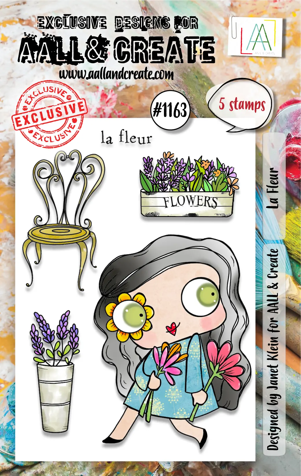 Aall And Create - A7 Stamp Set - La Fleur 1