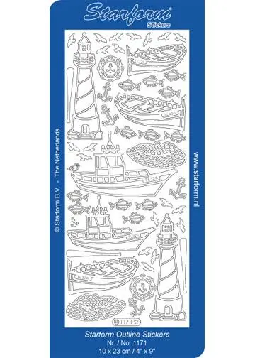 Deco Stickers - Lighthouses And Boats 1