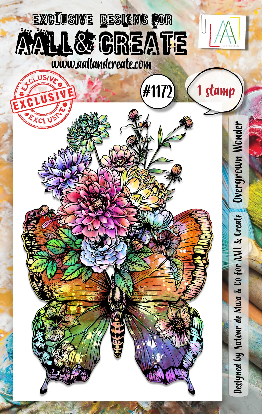 Aall And Create - A7 Stamp Set - Overgrown Wonder 1
