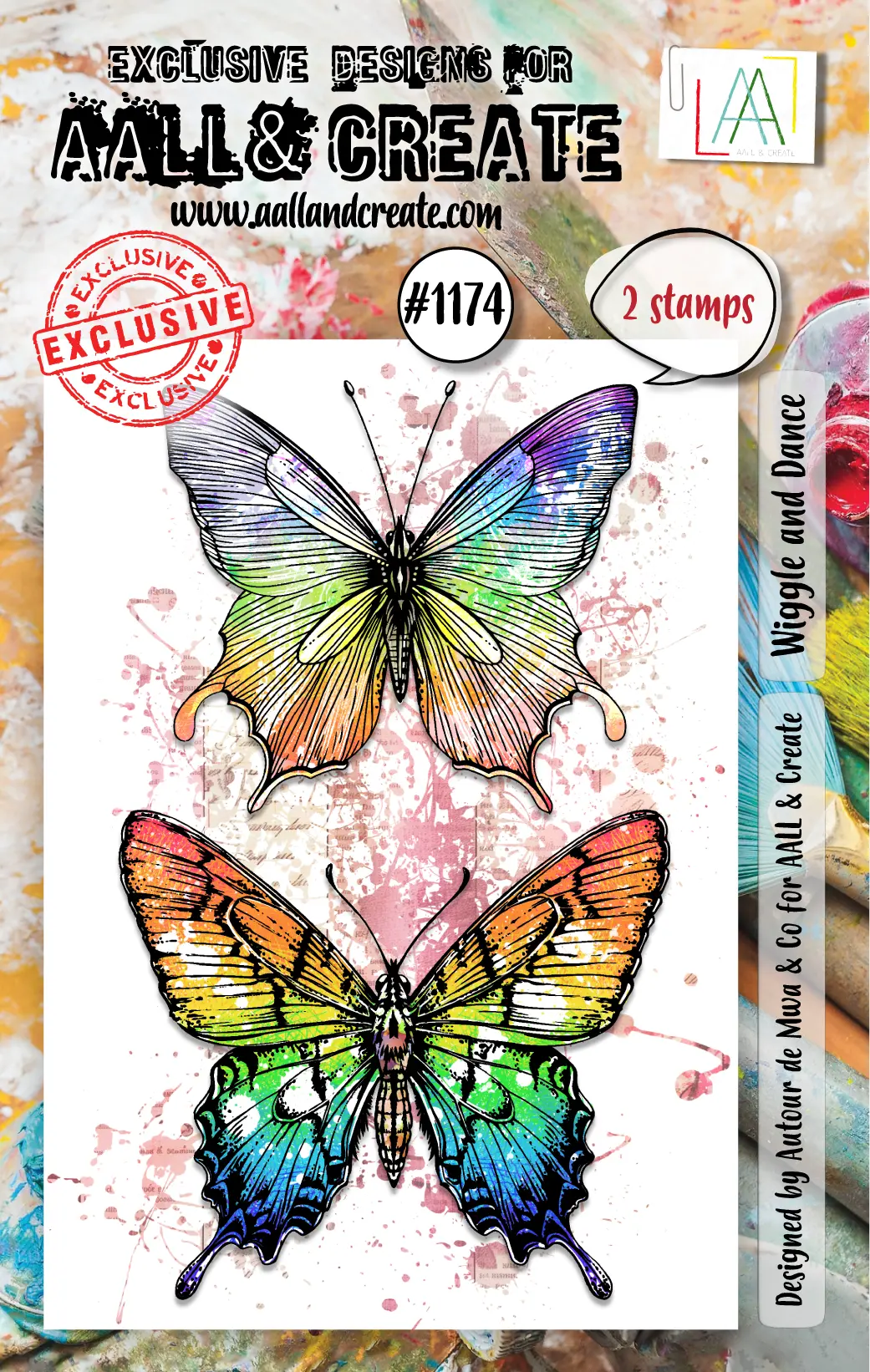 Aall And Create - A7 Stamp Set - Wiggle & Dance 1