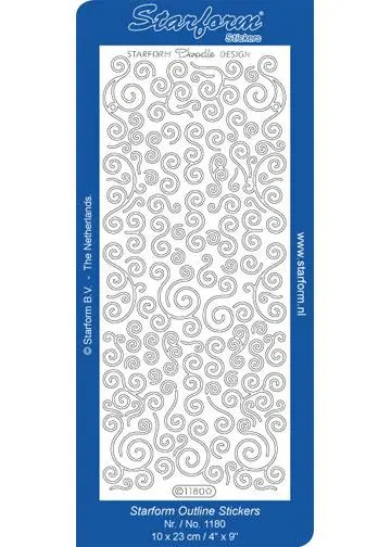 Deco Stickers - Doodle Design Swirls 1