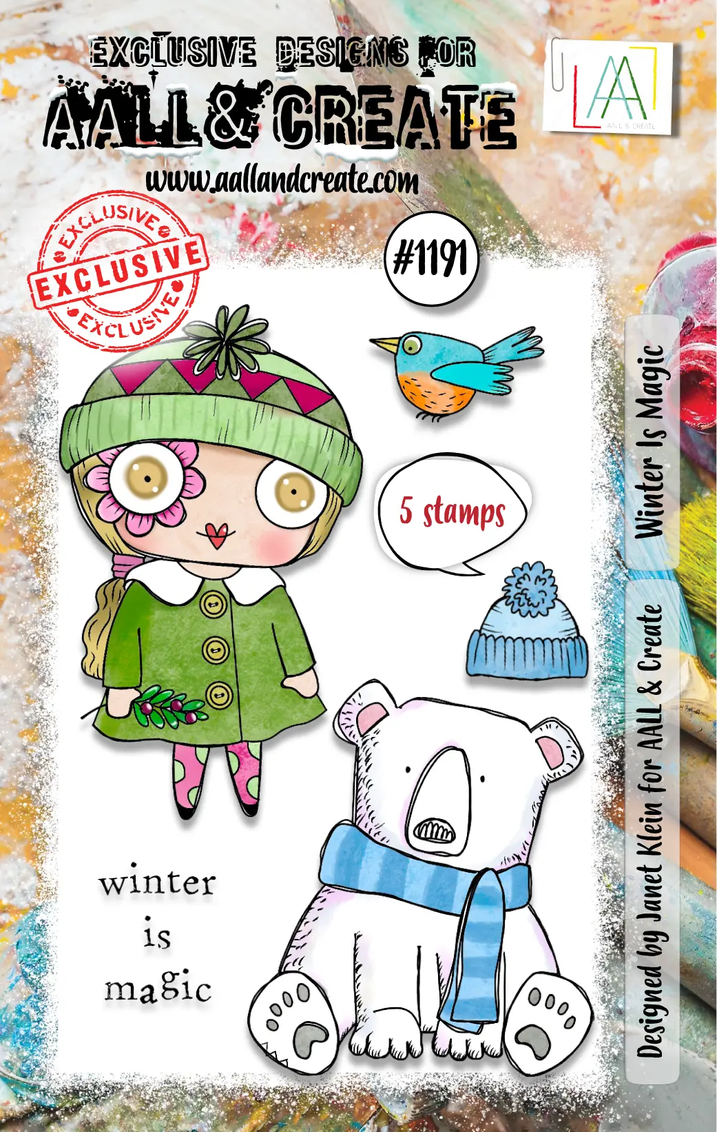 Aall And Create - A7 Stamp Set - Winter Is Magic 1