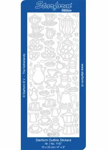 Deco Stickers - Coffee Time 1