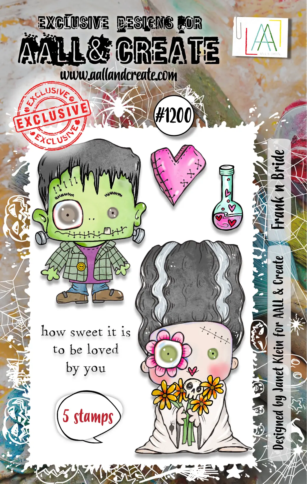 Aall And Create - A7 Stamp Set - Frank N Bride 1