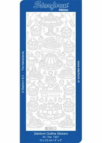 Deco Stickers - Cakes 1
