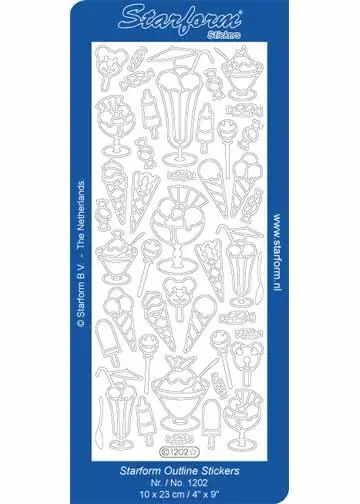 Deco Stickers - Ice Cream 1