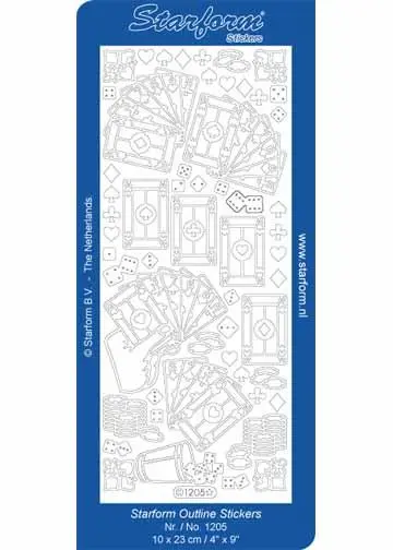 Deco Stickers - Playing Cards 1