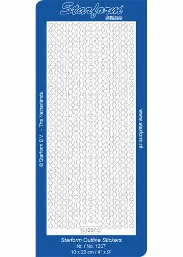 Deco Stickers - Borders Playing Card Shapes 1