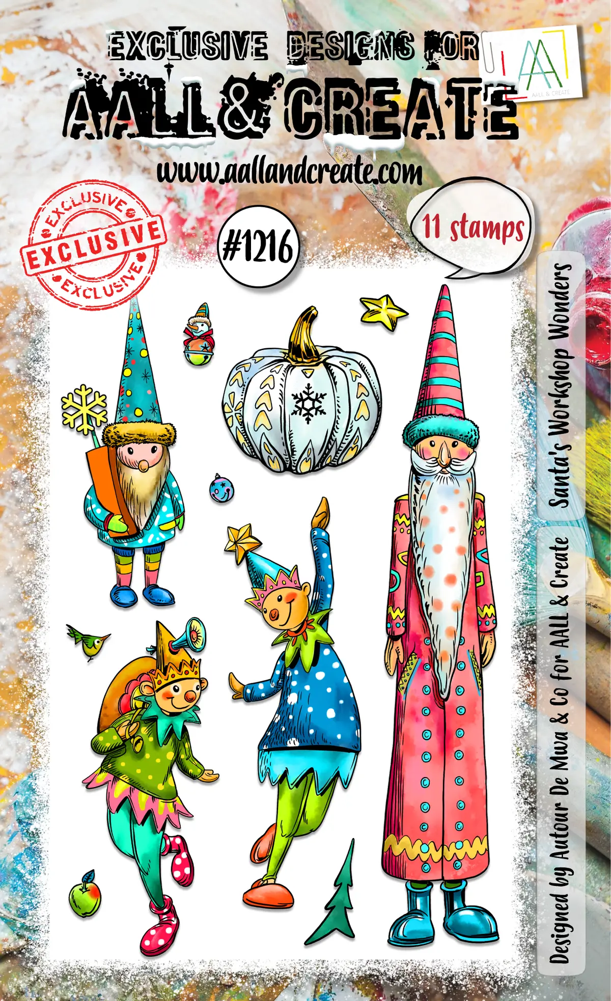 Aall And Create - A6 Stamp Set - Santa's Workshop Wonders 1