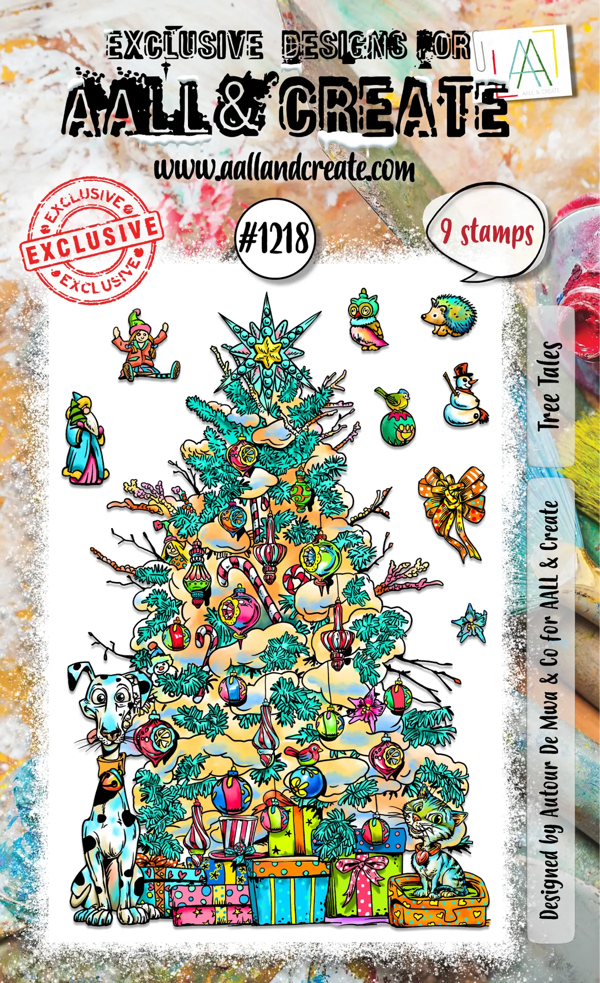 Aall And Create - A6 Stamp Set - Tree Tales 1