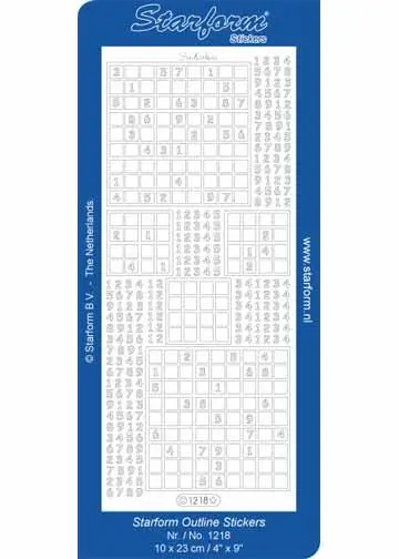 Deco Stickers - Sudoku 1