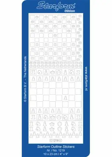 Deco Stickers - Checkers & Chess 1