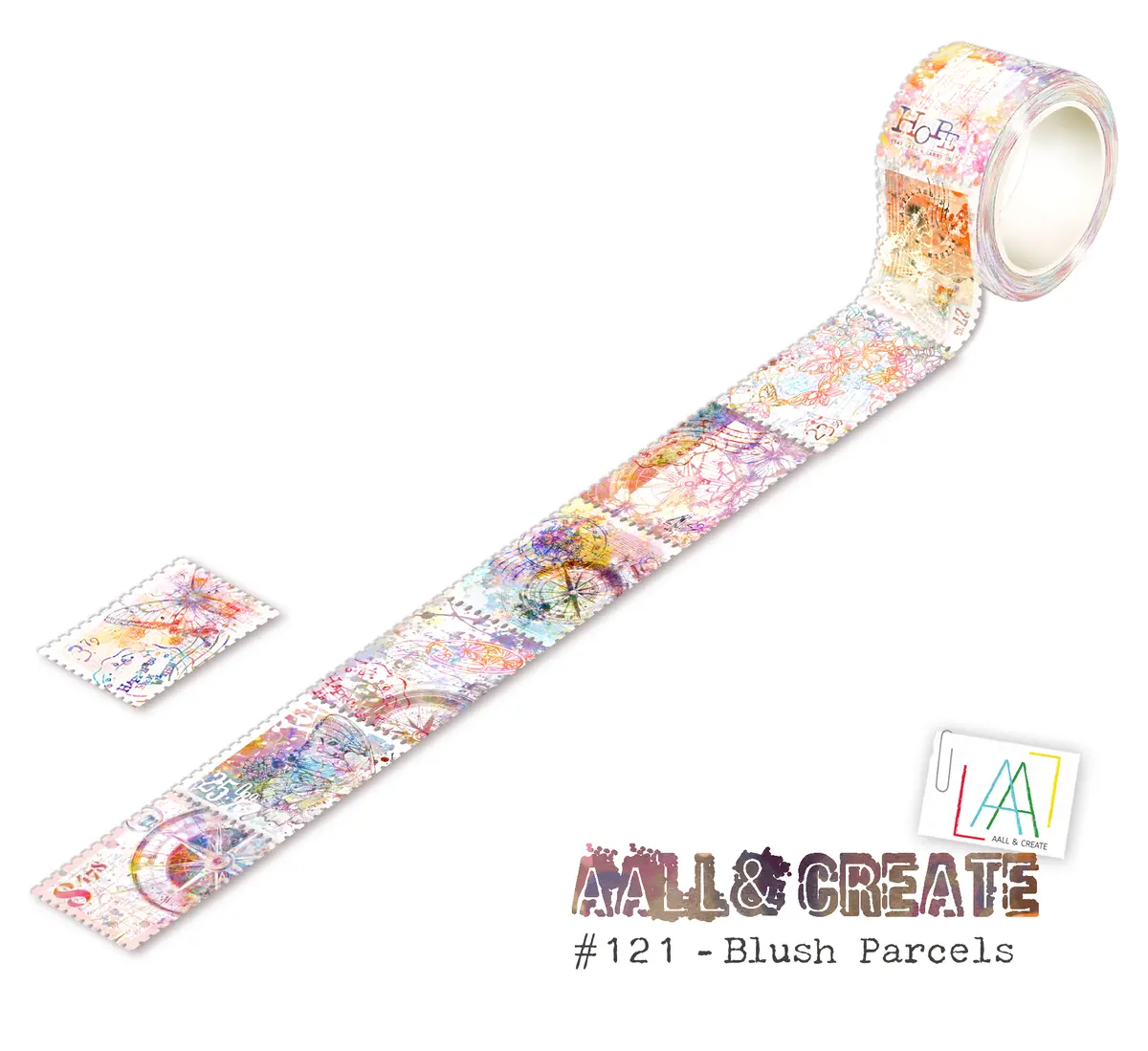 Aall And Create - Washi Tape 25Mmx5m - Blush Parcels 1