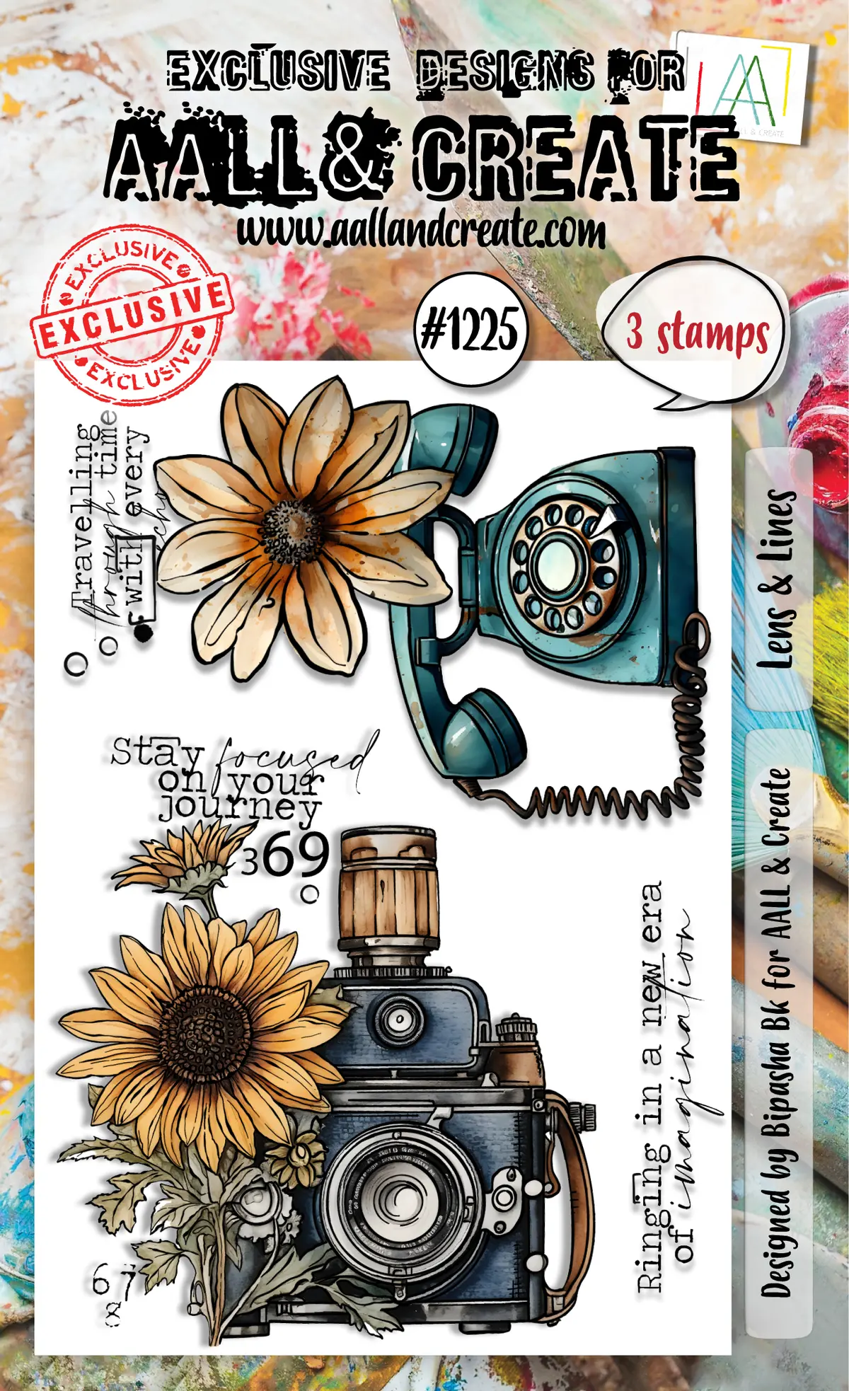 Aall And Create - A6 Stamp Set - Lens & Lines 1