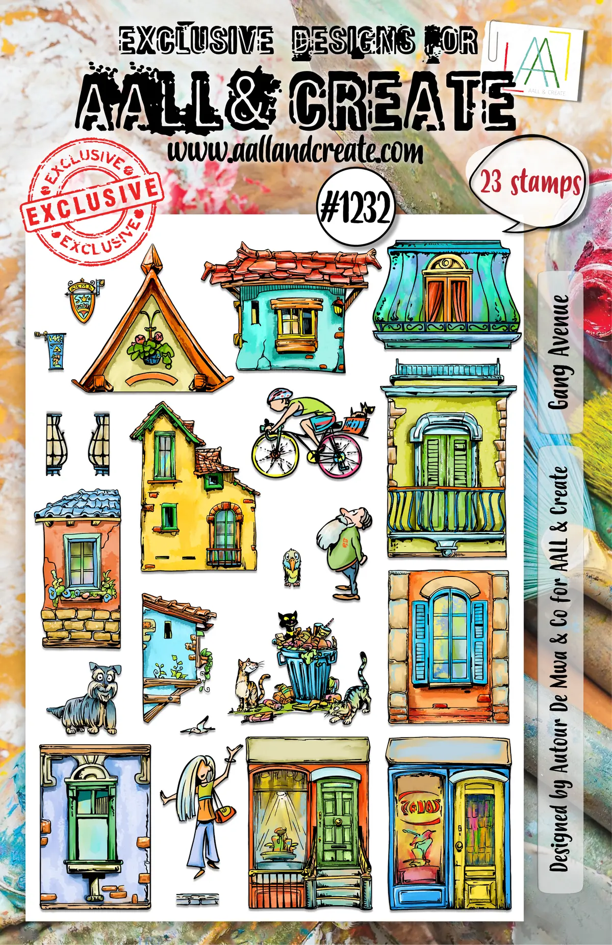 Aall And Create - A5 Stamp Set - Gang Avenue 1