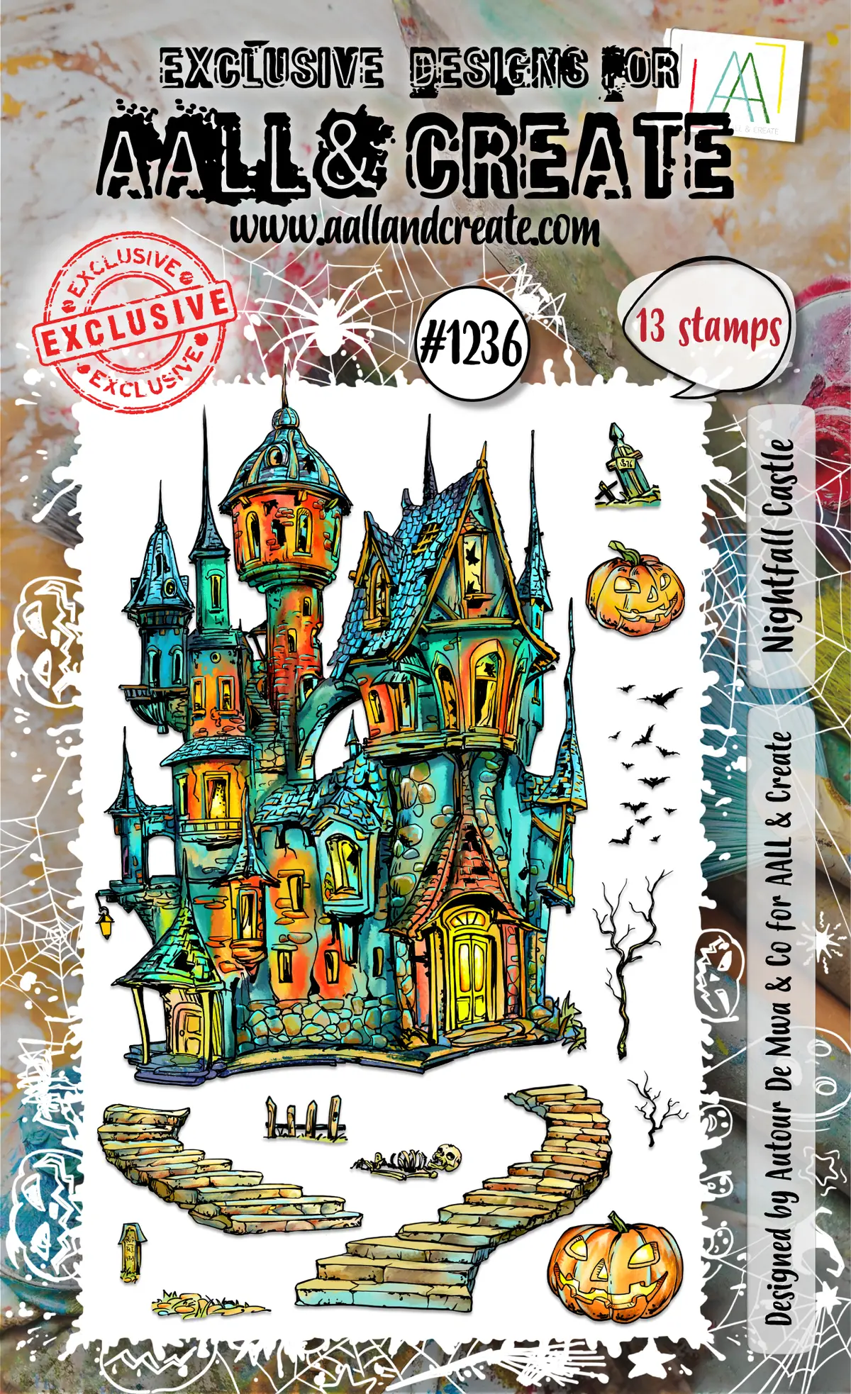 Aall And Create - A6 Stamp Set - Nightfall Castle 1